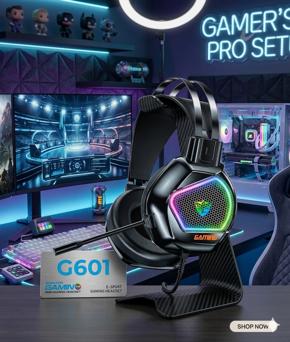Casque gaming g601 stéréo
